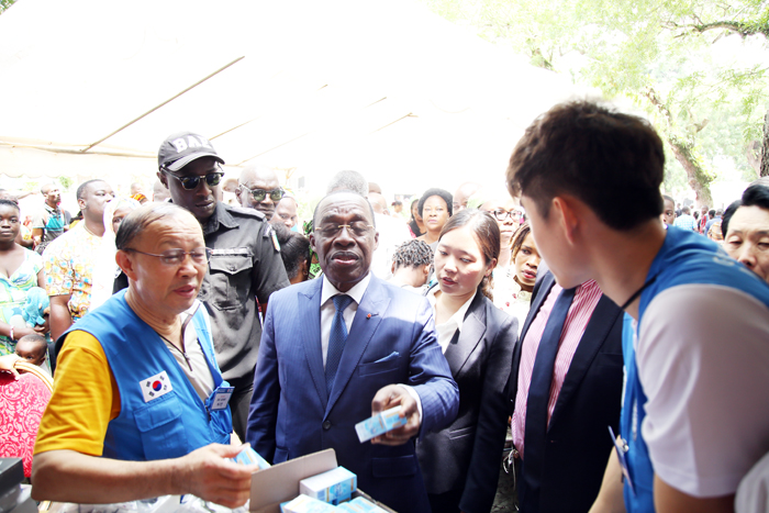 ▲ 굿뉴스의료봉사회는 지난 7월 28일 - 8월 6일 코트디부아르 아비장 시청에서 의료봉사를 펼쳤다.