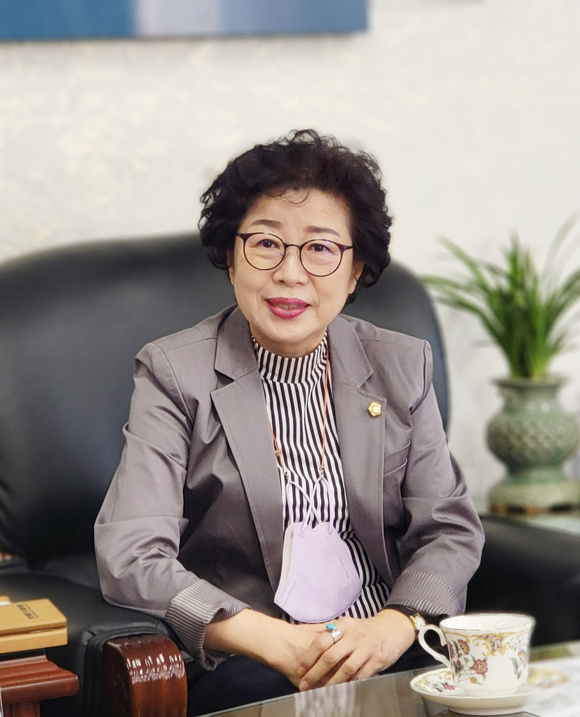 ▲ 김미옥 통영시의회 의장.
